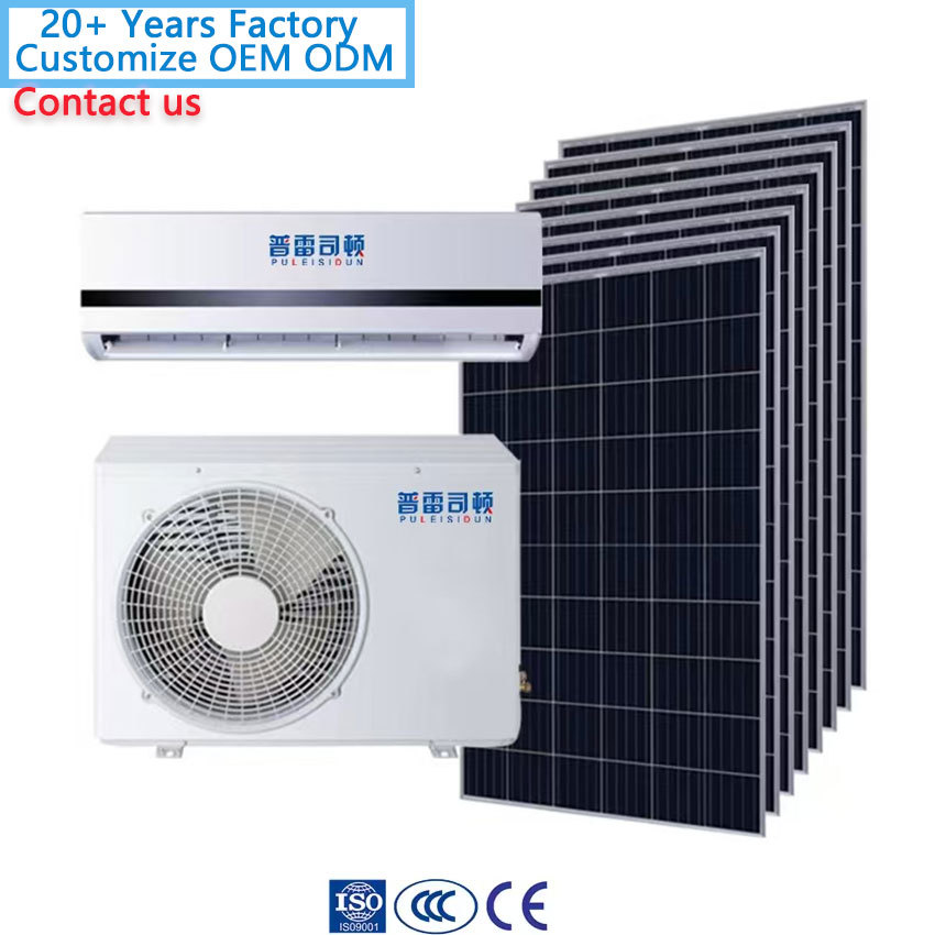 High Pressurized ODM OEM Supplier's Hot Sale 9000btu 12000btu 18000btu 24000BTU AC DC 48V Household