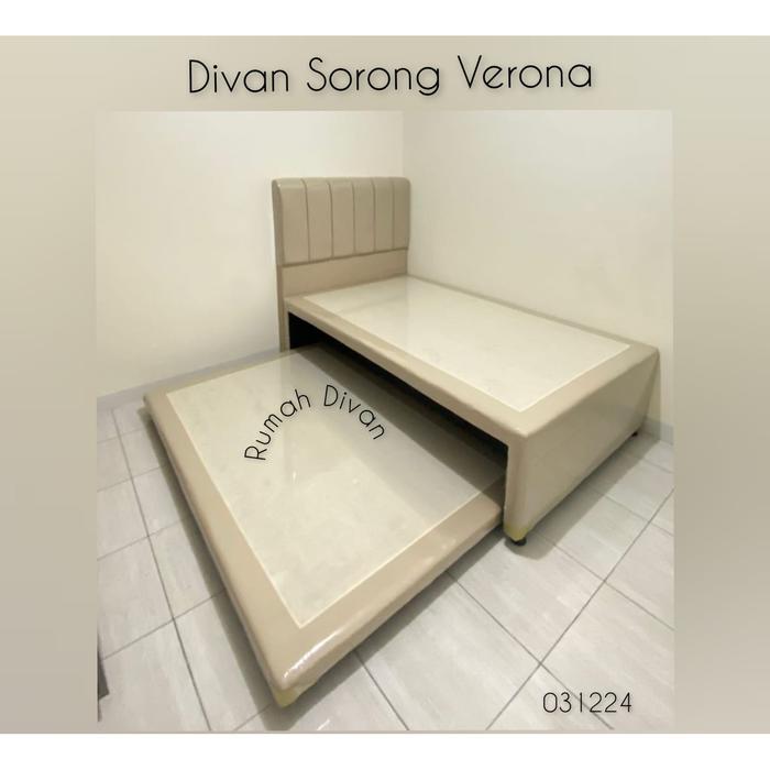 Dipan Divan Tempat Tidur Sorong Uk.120X200 Sorong 120X180 Tanpa Kasur