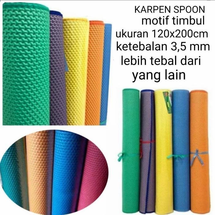 Karpet Lantai spons Tikar Spon MERCY 120x200 Karpet bentol tebal 3,5mm
