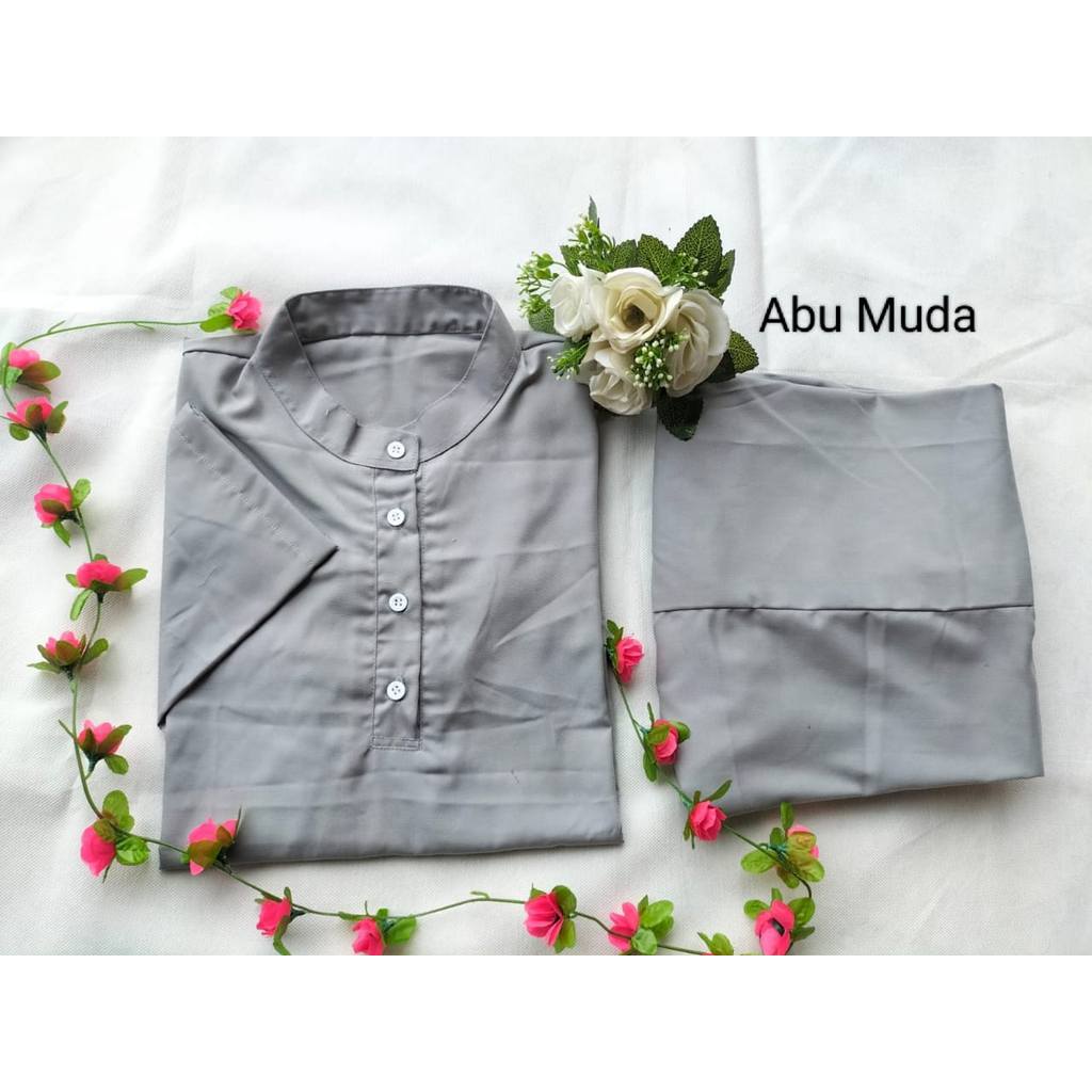 Baju Ok / Oka Kancing Lengan Pendek | Bahan Katun Oxford