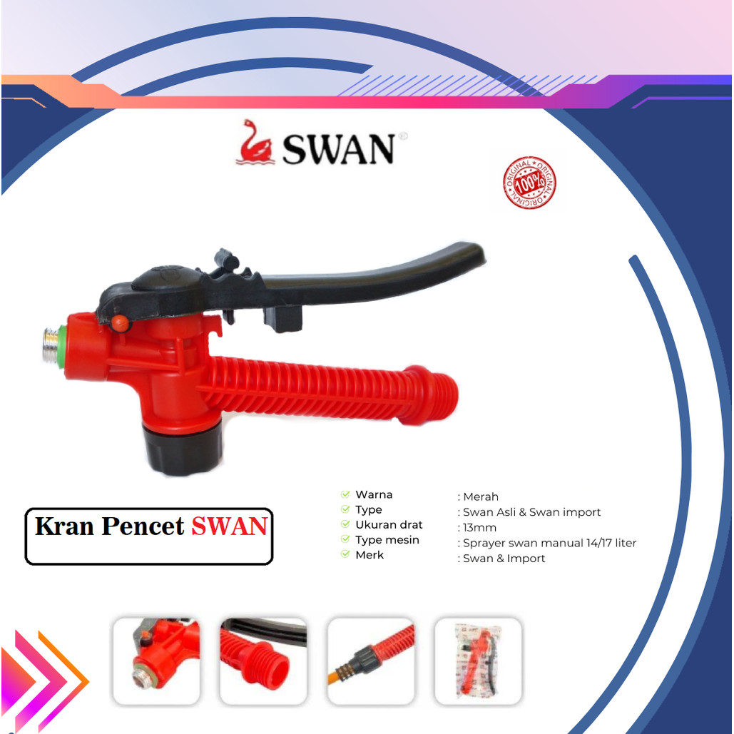 Swan Kran Pencet / Kran Pencet Swan