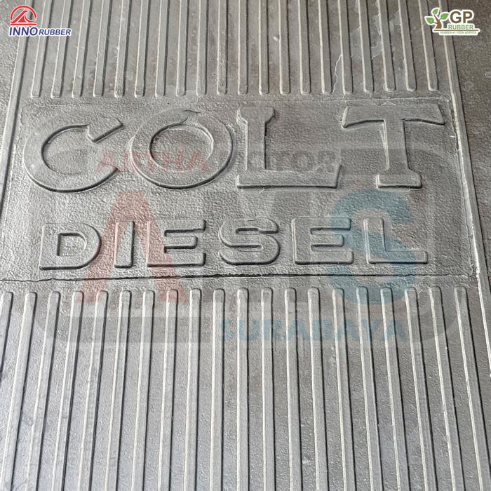 Karpet Karet Alas Lantai Kabin Truk Colt Diesel Umplung 100Ps 120Ps Ps100 Ps120 Depan