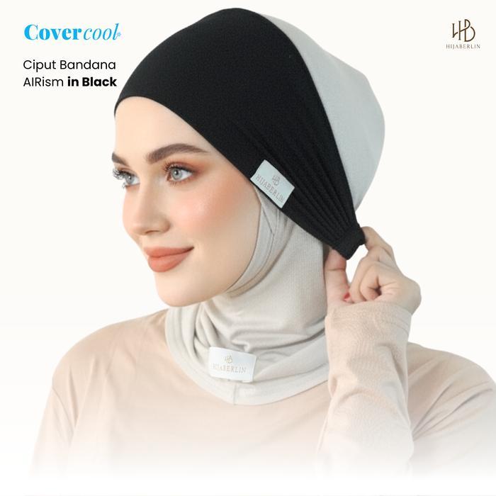 HIJABERLIN - Ciput Bandana Airism Inner Hijab Airism Premium I Aksesoris Hijab Haji & Umroh Set