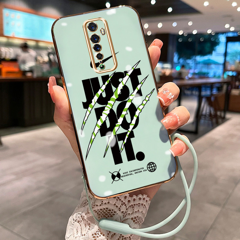 Casing Hp Untuk OPPO Reno 2 Reno 2F Reno 2Z Reno Case Casing HP pola Hook dan bekas kaki Kesing Cesi