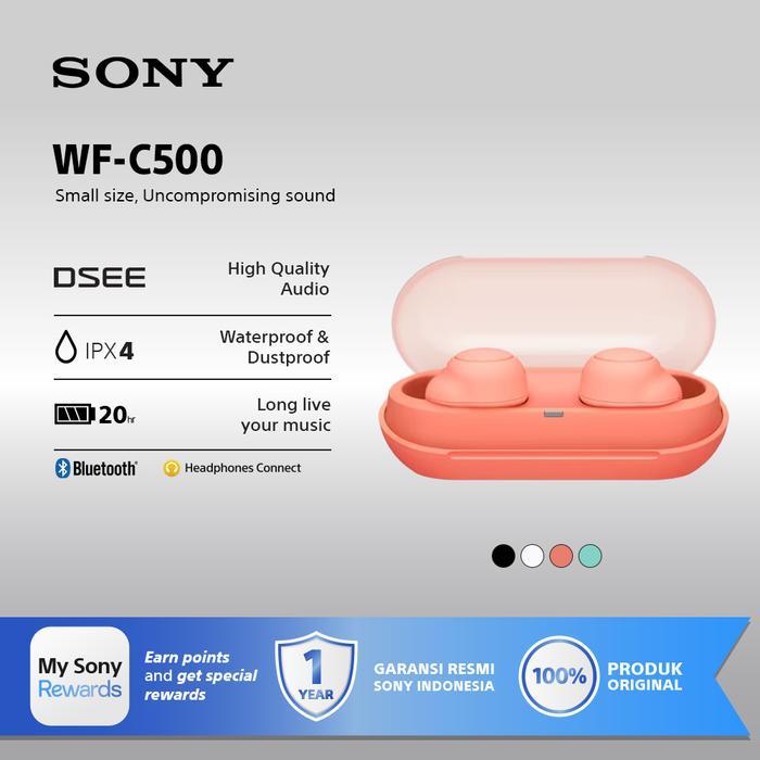 Sony Wf-C500 Truly Wireless Headphones / Wfc500 / Wf C500