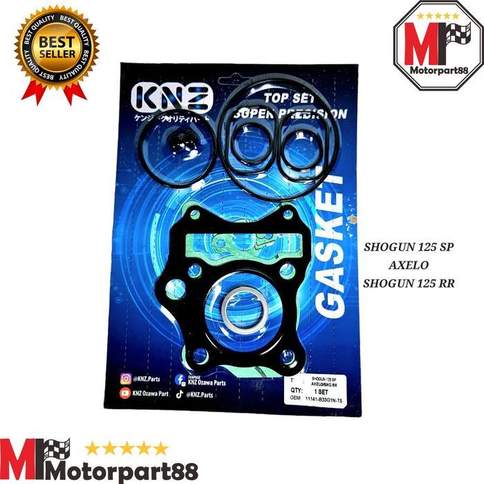 PAKING KNZ GASKET TOP SET SP SHOGUN 125 SP AXELO SHOGUN 125 RR
