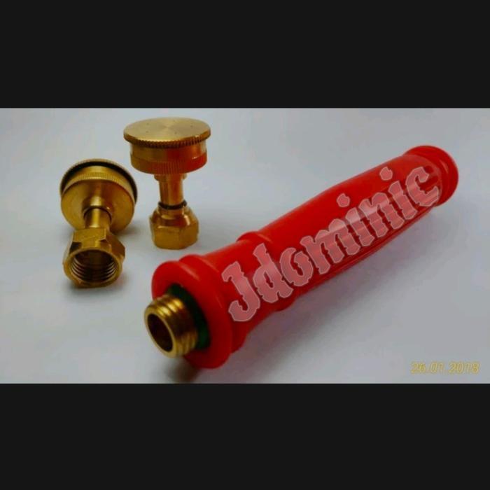 zj6d- Brass Nozzle - Kepala Ujung Nosel Nozel Nozle Nojel Kuningan Semprot Semprotan Hama