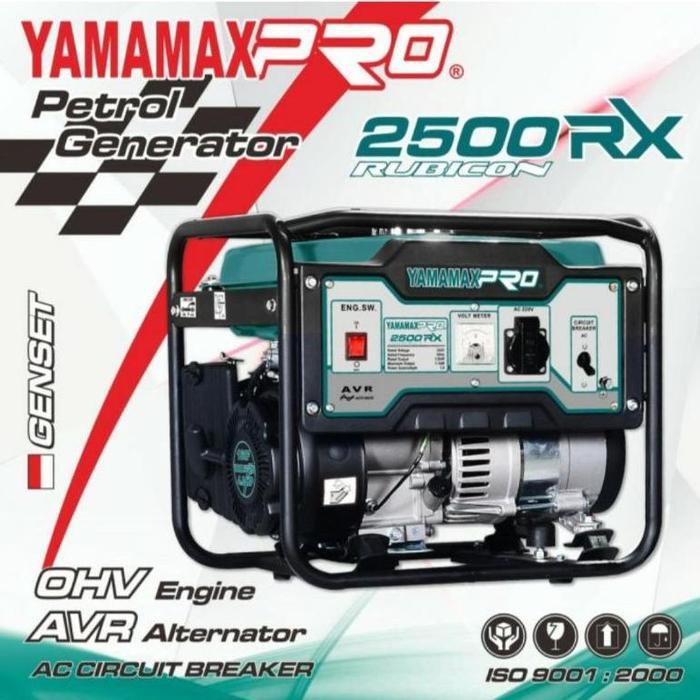 Genset YAMAMAX Pro 2500 RX 2500RX 1100 Watt Generator Listrik