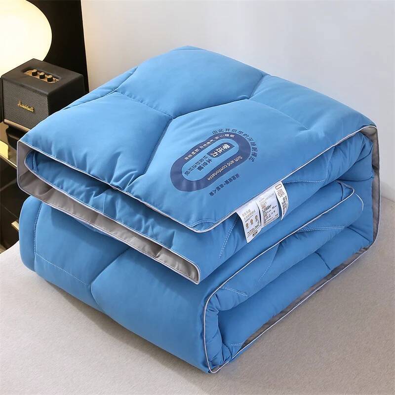 Like Duvet Fluffy Quilted Water Cube Comforter Warmth Winter/Autumn Thick Blanket Zero Pressure