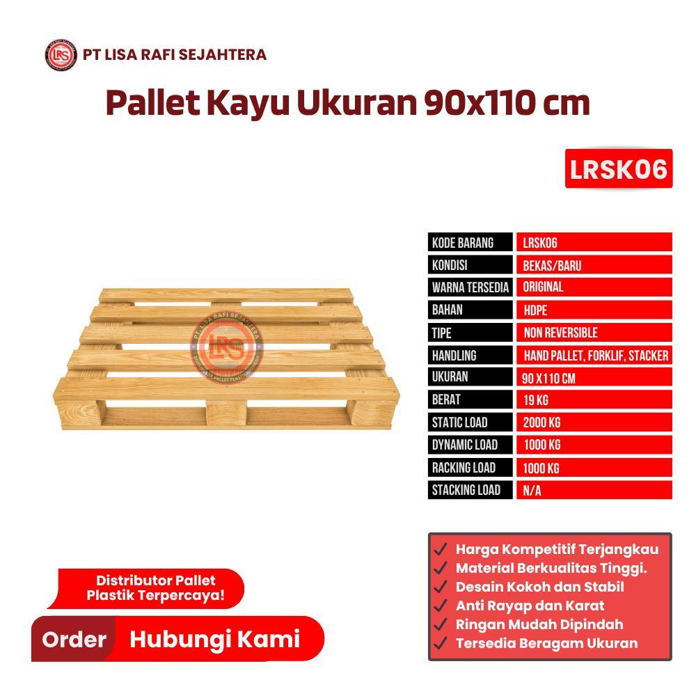 Pallet Kayu Bekas/Baru Ukuran 90x110 cm - LRSK06