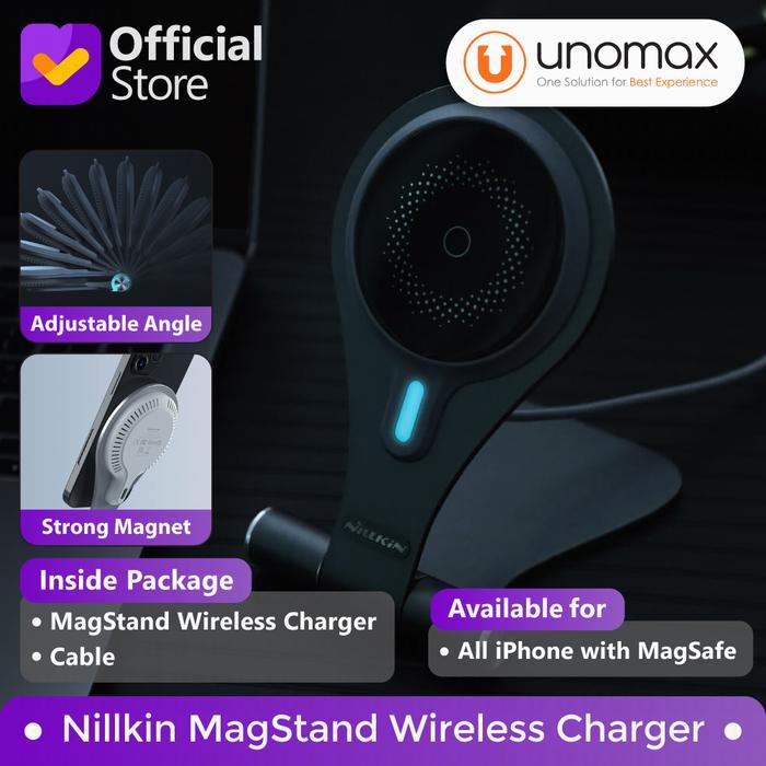 Wireless Charger Magstand Magsafe Nillkin Compatible With Iphone 13 / 12 / Mini / Pro / Pro Max