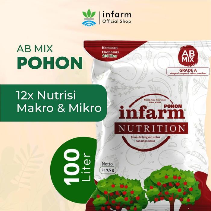 Infarm - Pupuk Ab Mix Hidroponik Pohon Pupuk Konvensional Tanah Nutrisi Ab Mix Hidroponik Pohon