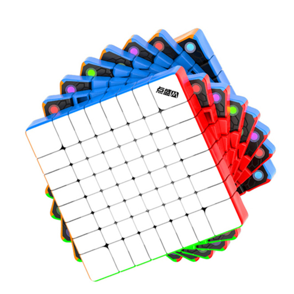 DianSheng Galaxy 8x8 Magneitc Magic Cube 8x8x8 Magnetic Speed Magic Cube Professional SpeedCubing 8 