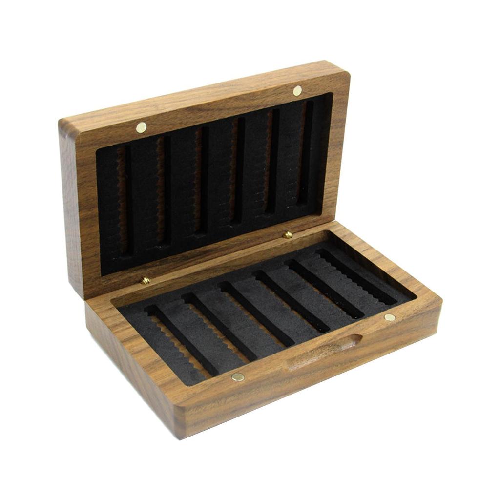 Fly Box For Fly Fishing Fishing Lure Box Fly Fishing Lure Organizer Small Container Wood Fishing