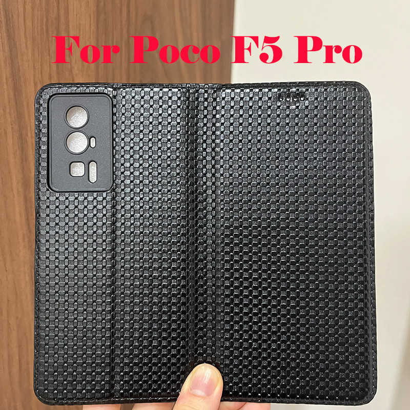 Magnet Genuine Leather Skin Flip Wallet Book Phone Case Cover On For poko Poco F3 F4 F5 GT Pro 5G Gl