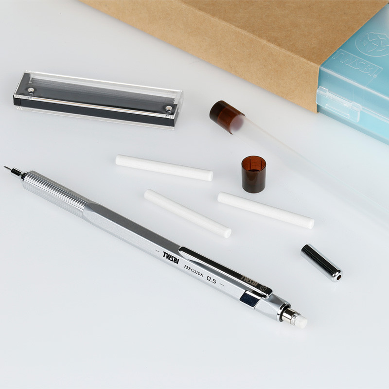 Twsbi Sanwentang Precision Automatic Pencil Metal Body Activity 0.5/0.7mm Ratio Painting Drawing HB 