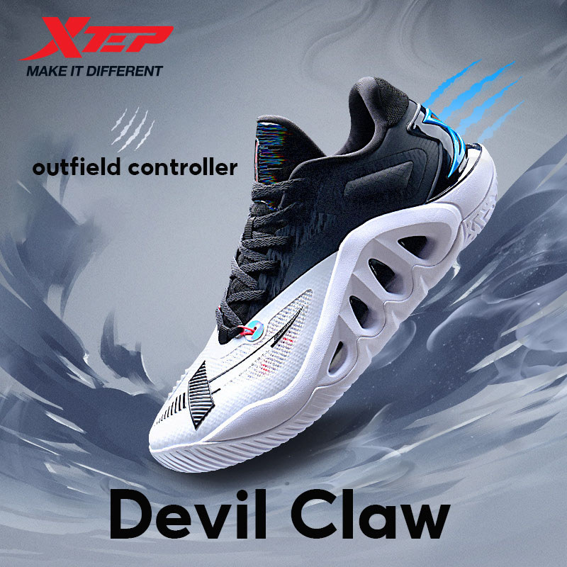 Xtep Devil'S Claws Basketball Shoes For Men 2024 Autumn Comfortable Sports Shoes Combat Stability
