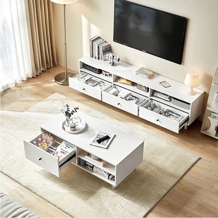 Etife Meja TV / 180cm meja Tv / Meja TV Modern /Rak Tv Minimalis Kayu Modern Kemewahan Rak TV