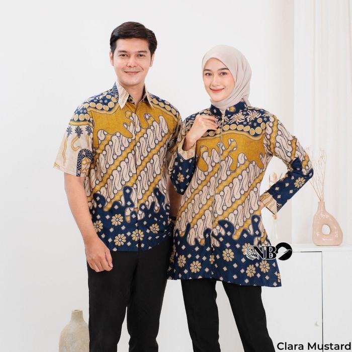 Discount - Baju Batik Pasangan Terbaru Katun M L XL XXL Baju Batik Couple Terbaru