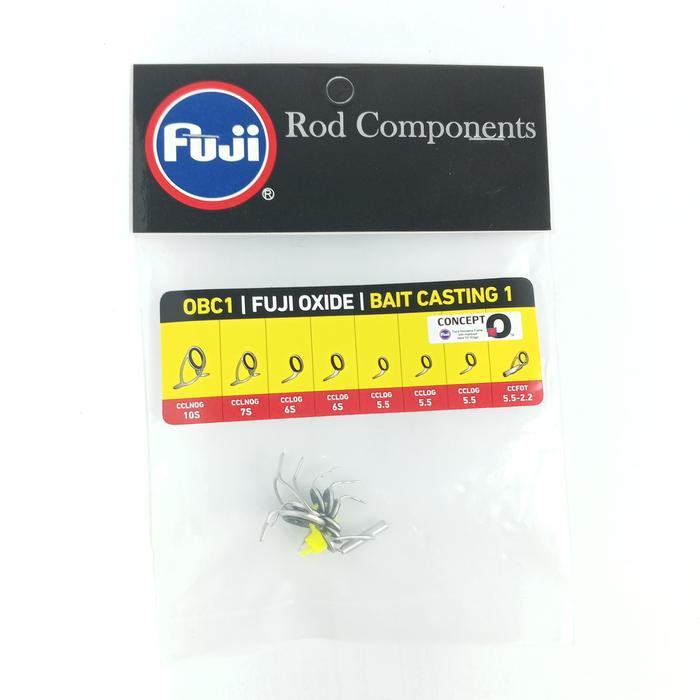 1 Set Ring FUJI OXIDE Japan Ori for Galatama Jigging Baitcasting