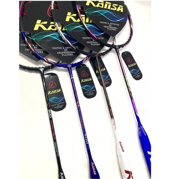 RAKET BADMINTON - RAKET KANSA 800 ULTRA-LIGHT 10U-G5 RINGAN 32 LBS