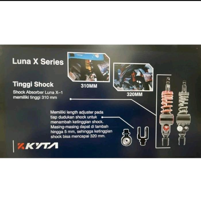 SHOCK KTC KYTACO LUNA X2 MM KUNING