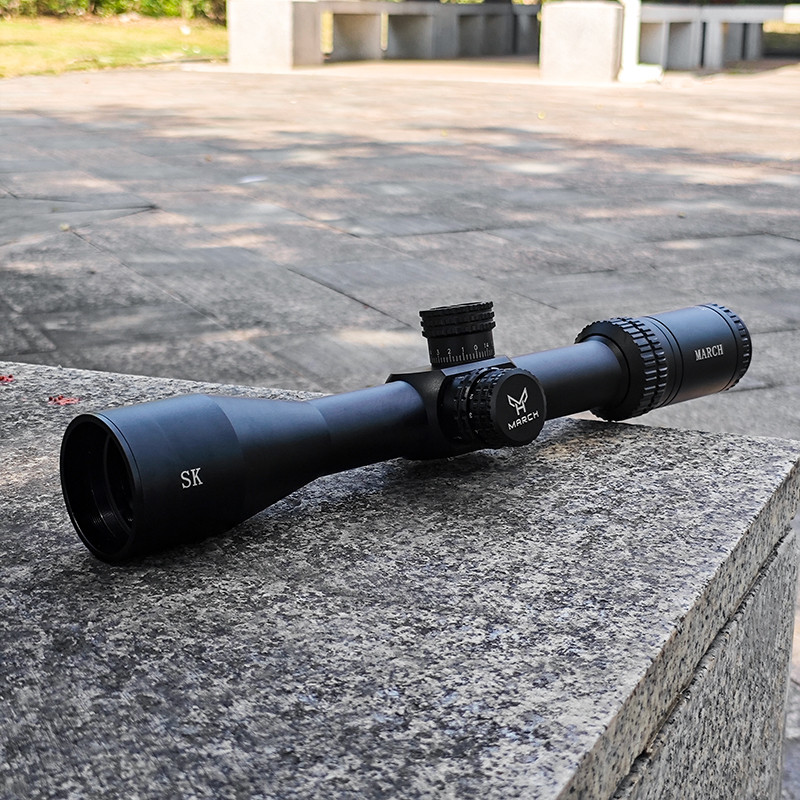 MARCH SK 3-15x44 FFP TacticalRiflescope for PCP Rifle Hunting Airgun Airsoft Optical Sight with