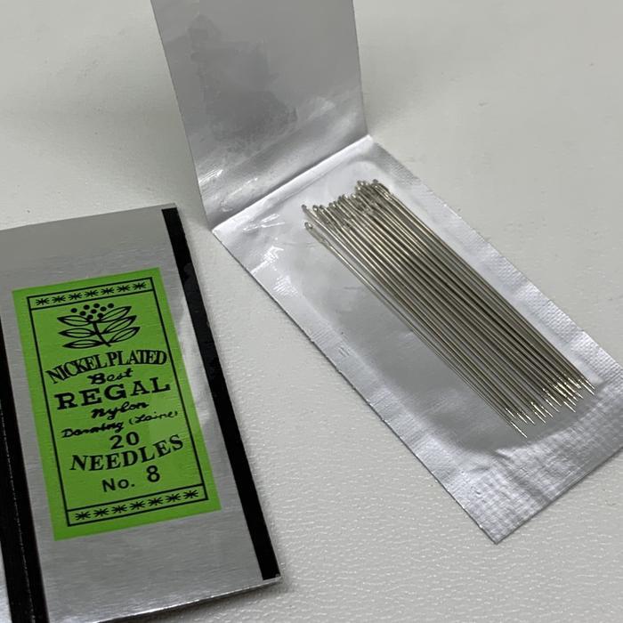 Jarum Payet 1 bungkus Jarum Jahit Tangan Regal Semakin besar nomor jarum, semakin kecil ukuran