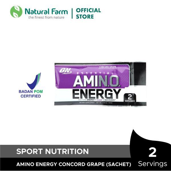 Optimum Nutrition Amino Energy Concord Sachet Grape 18 Gr