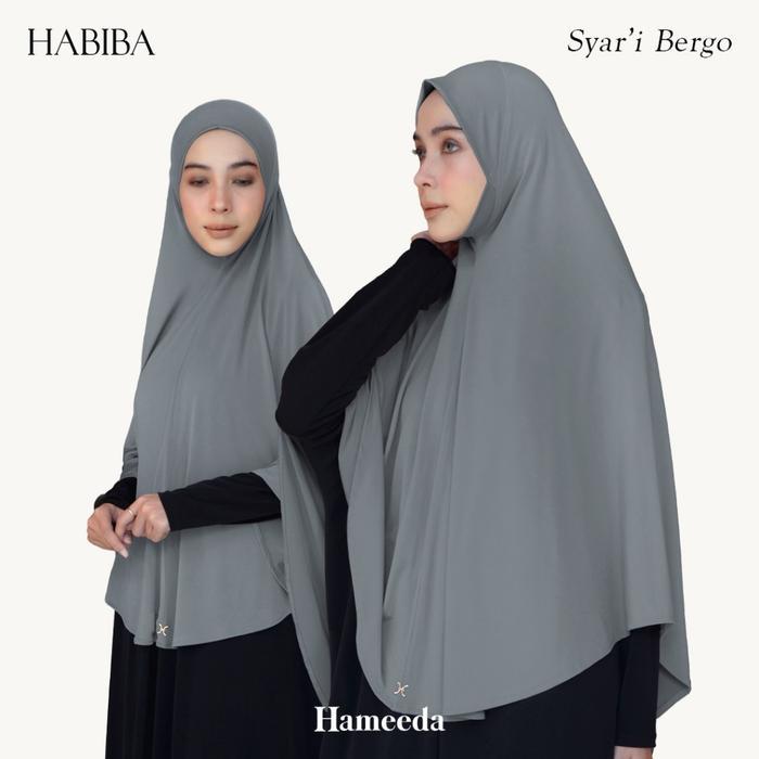 3P9U9- Hameeda - Habiba Instant Syar'I Hijab Kerudung Pad Lembut