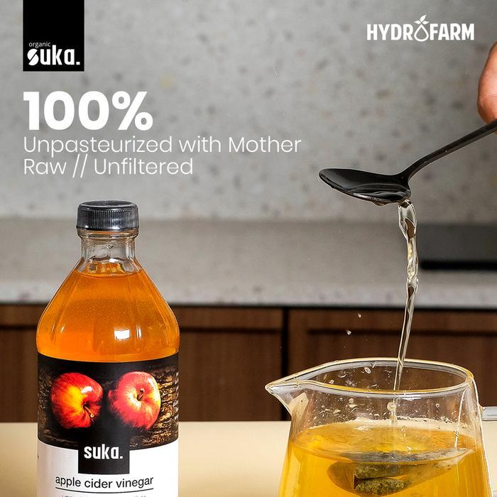 Suka - Apple Cider Vinegar With Mother / Cuka Apel (475Ml)
