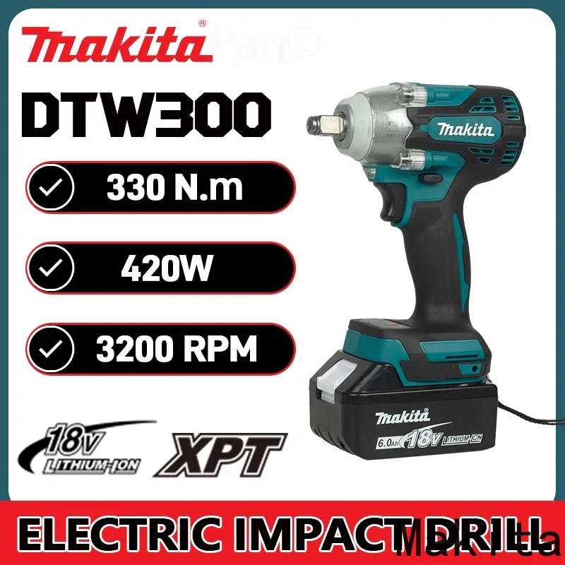 MAKITA DTW300Z Brushless lithium battery impact wrench Electric wrench 18V bare machine without