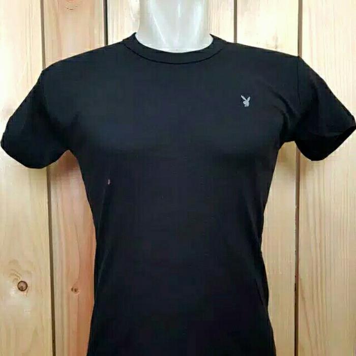 rg39- Kaos Oblong Playboy Kaos Dalam Pria Jumbo Bigsize Xxl Xxxl Crew Neck