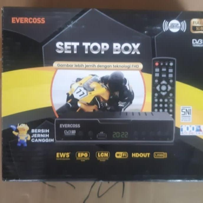 New STB EVERCOOS MAX DVB T2