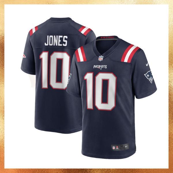 Jersey Nike NFL New England Patriots #10 Jones Navy Game Jersey Original