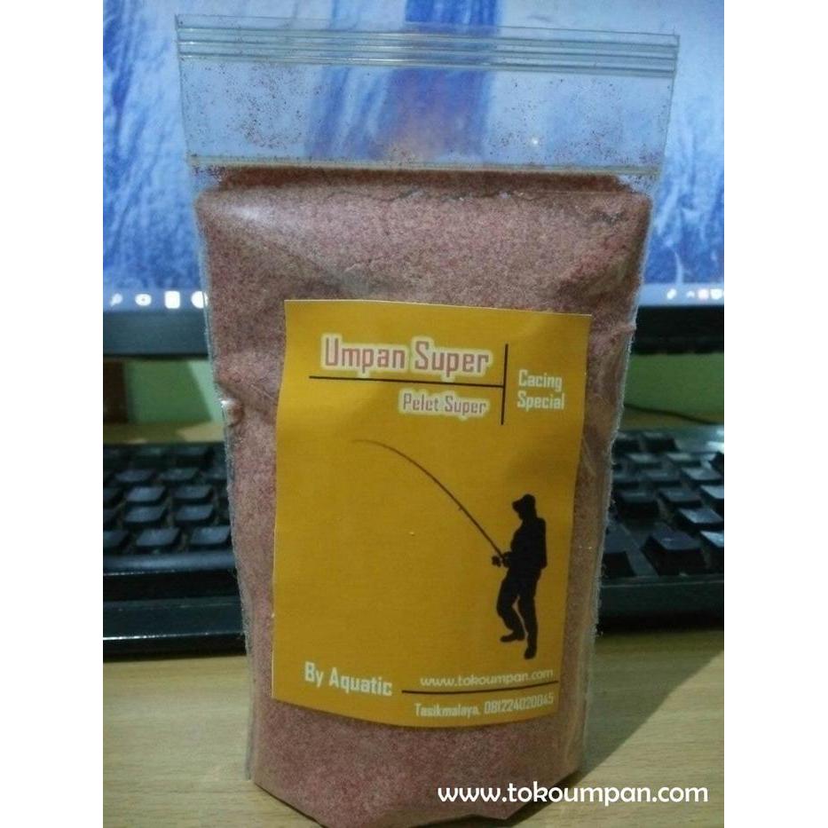 wkgw- Pelet Cacing Special Untuk Ikan Mas, Lele, Nila