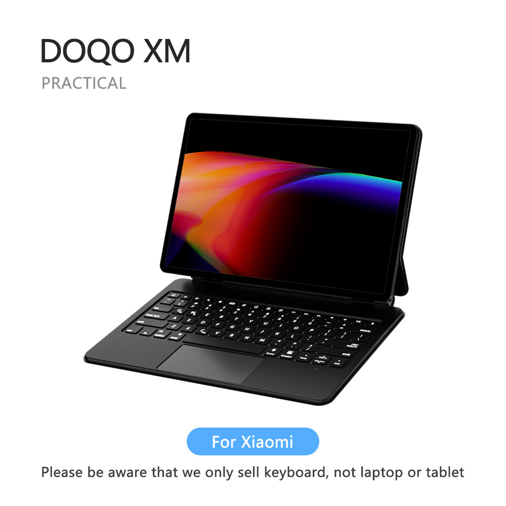 DOQO XM: Folio Magic Backlit Keyboard Case For Pad 5 6 Pro Smart Floating Design TouchPad Smart Keyb