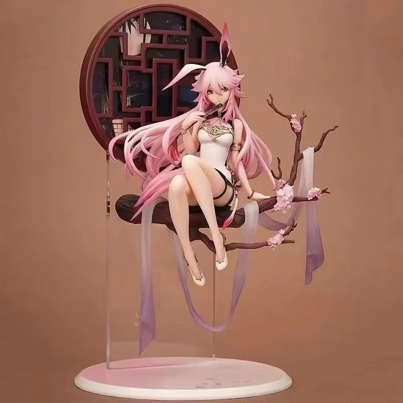 Genshin Impact Yae Miko Sakura Action Figure Three College Cheongsam Design Anime Girl Model for
