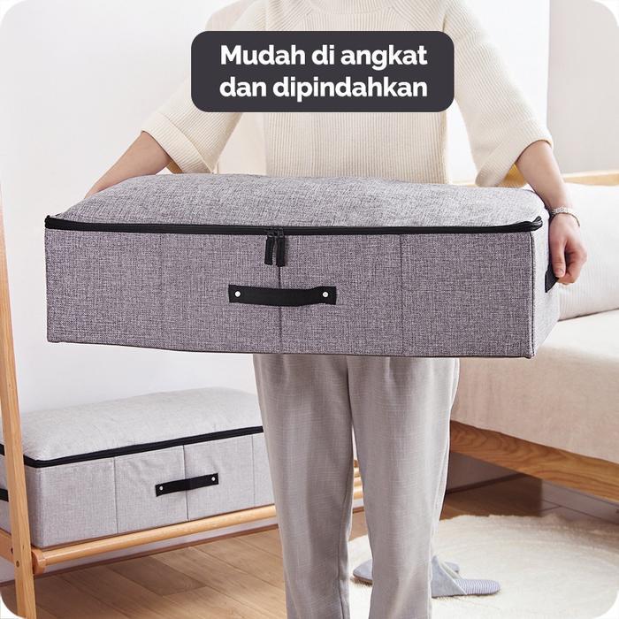 DEJAVU TEMPAT PENYIMPANAN BAJU PAKAIAN KOTAK MULTIFUNGSI ORGANIZER BAG BESAR KOTAK PENYIMPANAN