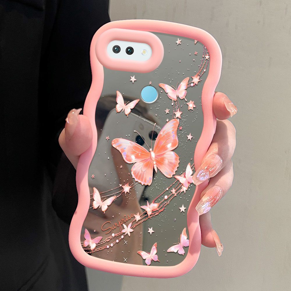 Casing Hp Untuk OPPO F9 Pro Mirror Cassing Phone Berbagai Warna Case Mode Kupu Kesing MKL 4102 JZ