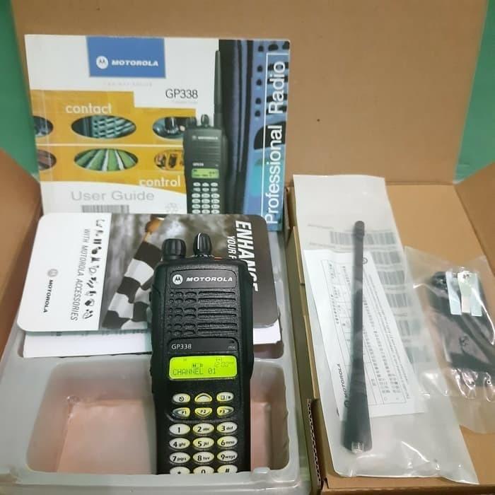 Ht Handy Talky Motorola Gp 338 Vhf Original Garansi Resmi
