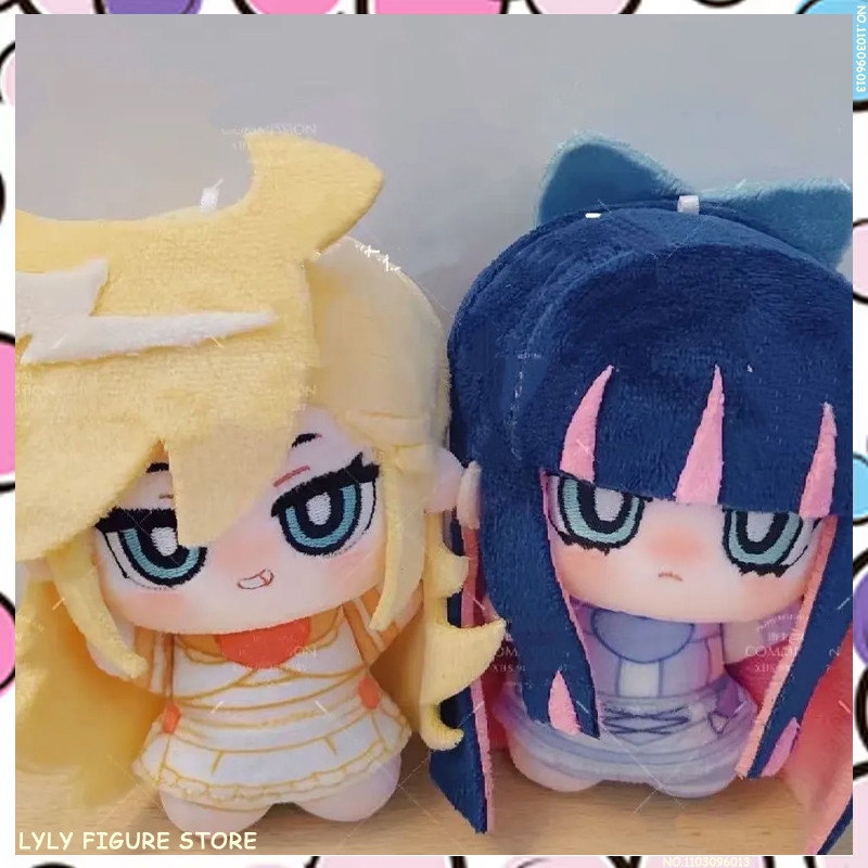 10cm Anime Panty & Stocking with Garterbelt Plushies Panty and Stocking Cute Figure Plush Stuffed