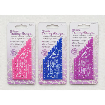 Tatting needle PICOT GAUGE with ruler for tatting lace 1 order=1pc