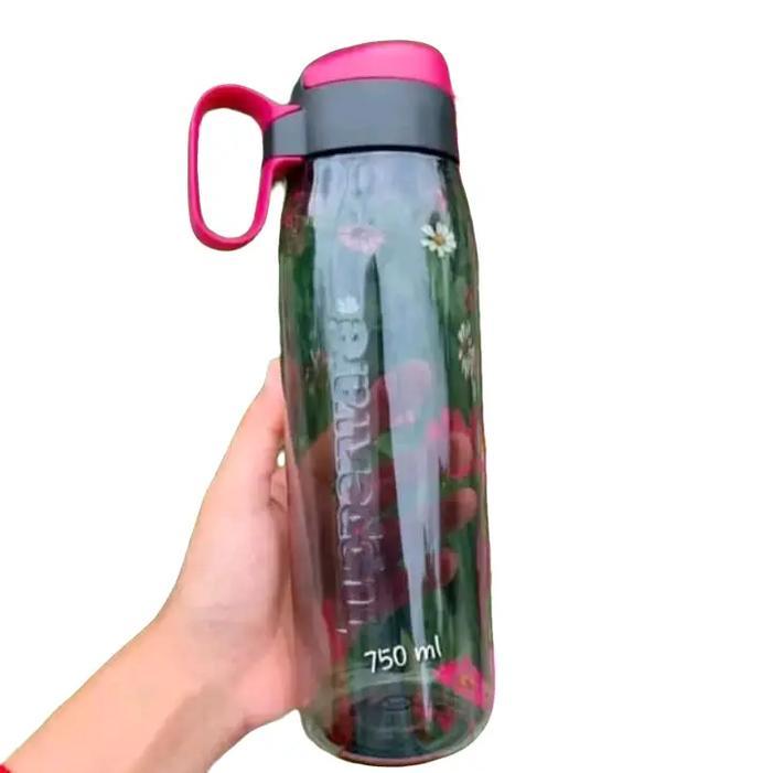 botol h2go kristal ukuran 750ml Biru Hitam