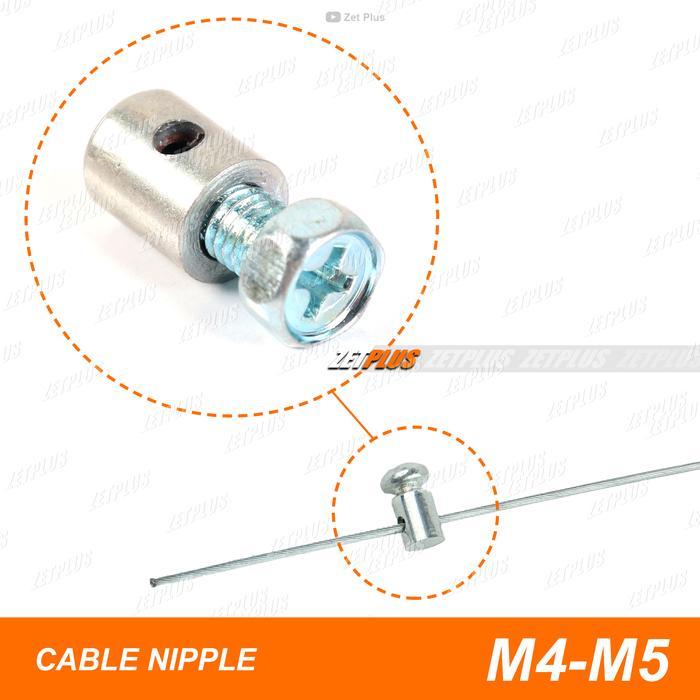 PRODUK NIPEL GAS M4-M5/nepel kawat kopling universal/jepit kabel tali motor