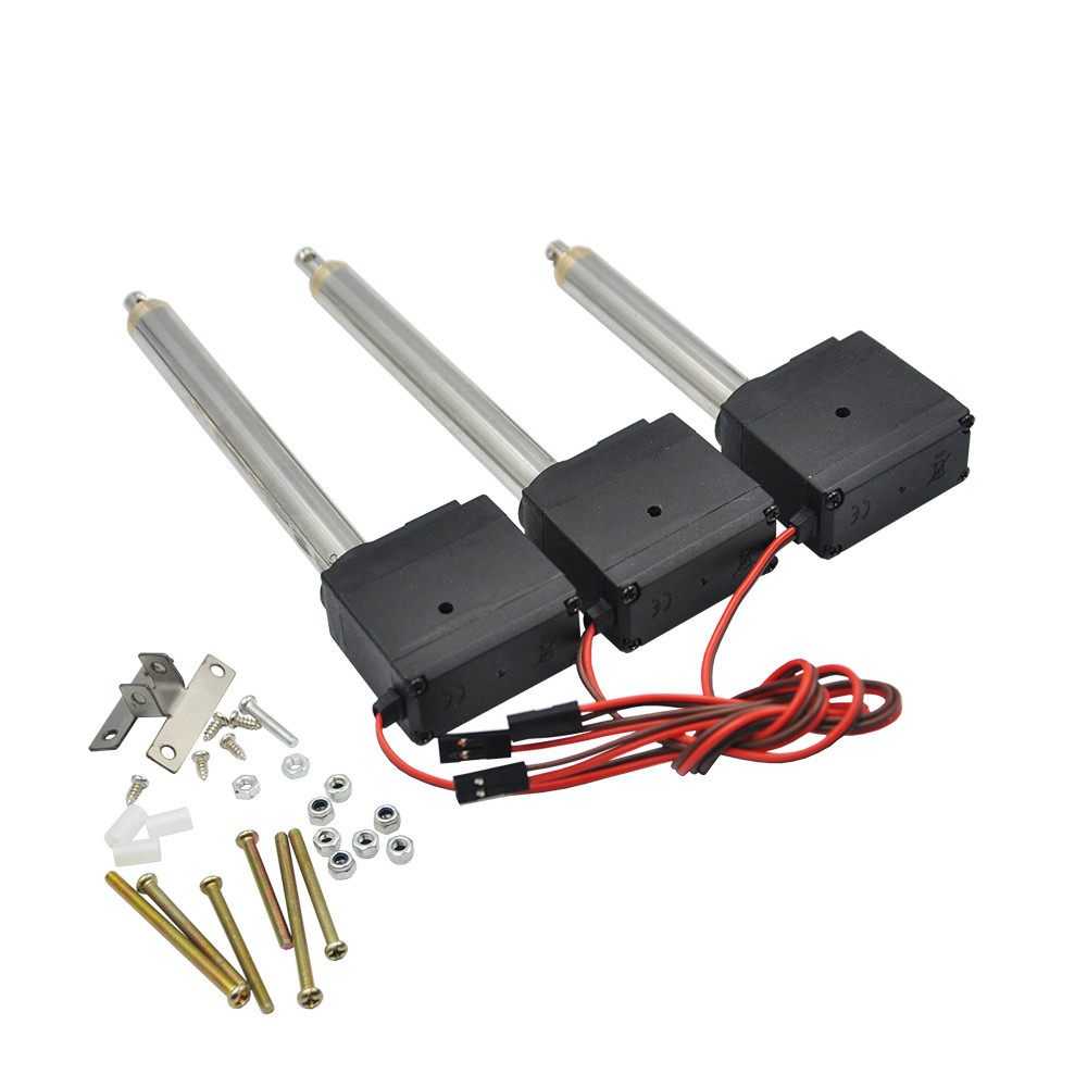 HUINA 1592 Arm Driving Servo For RC 22CH 1:14 592 RC Alloy Excavator Metal Boom Upgrade Parts