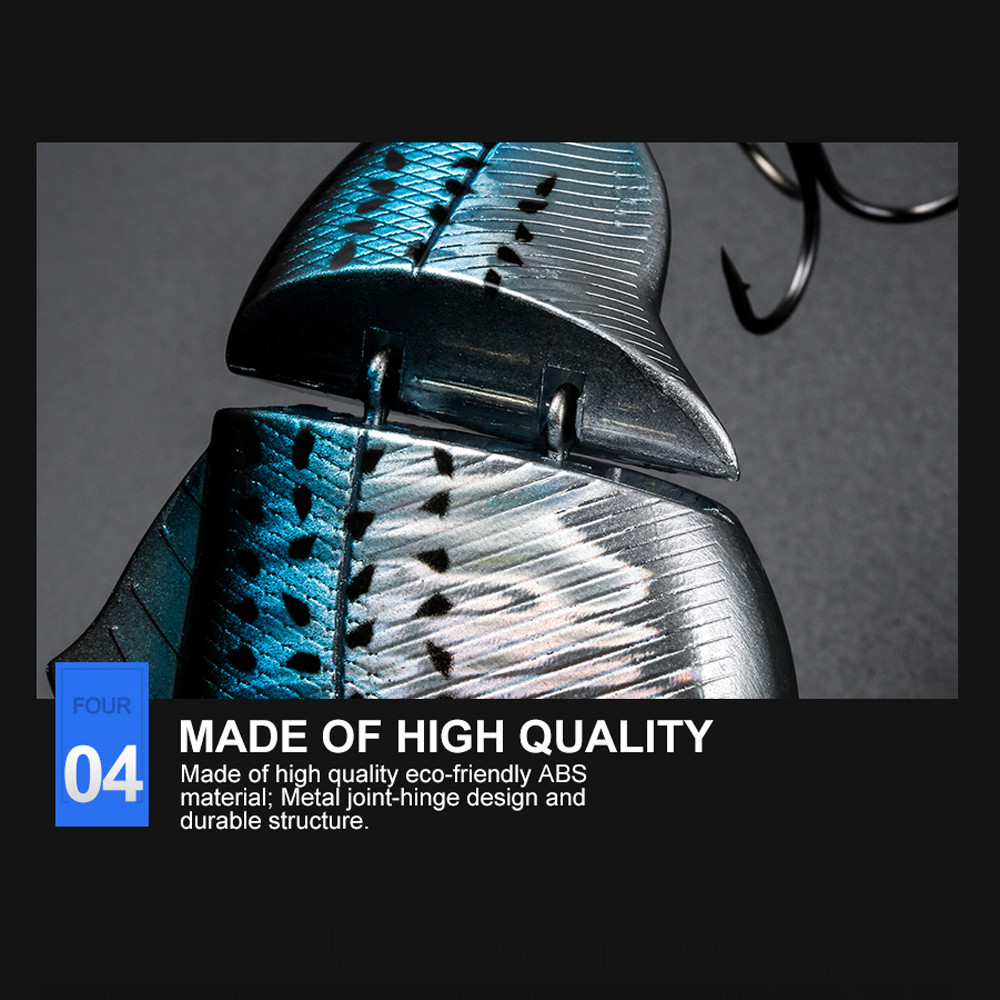 JOHNCOO 115mm Vibration SW Floating Fishing Lure Lipless Crankbaits Sinking Hard Lure Artificial VIB