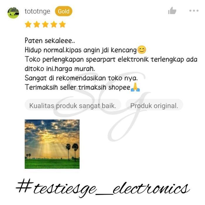 KAPASITOR KIPAS ANGIN KAPASITOR PETAK 1.5 UF KAPASITOR KIPAS MIYAKO FAN KAPASITOR PETAK HITAM KIPAS