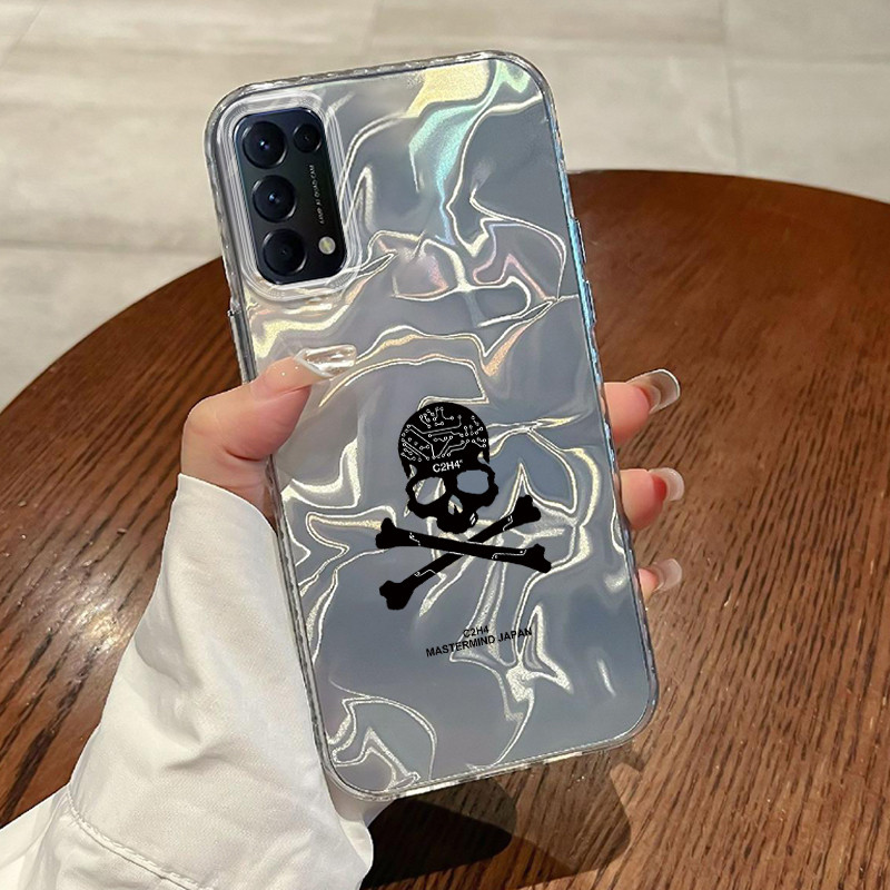 Casing Hp OPPO Reno 5 4G Reno 5 5G Reno5 Reno 5K 5G Reno5 K Find X3 Lite Case Casing Pola tengkorak 