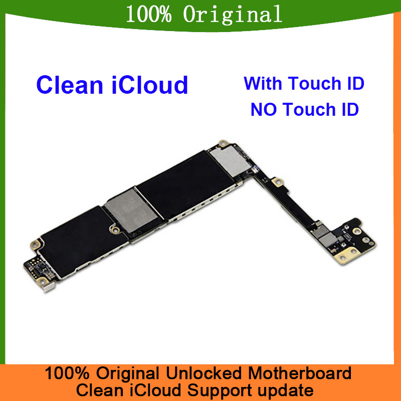 Fully Tested Logic Board for iPhone 8 8 Plus Motherboard With Touch ID Original Unlocked Mainboard C